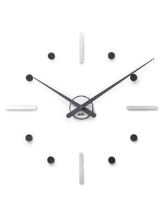 Часы настенные 3D Madrid OST серебро 65 см 025001s-65