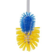 Ершик SYR с доп щетиной для чистки под ободком унитаза желтый 926305