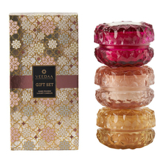 Набор свечей ароматических в банке Veedaa Crystal Glass Trio Gift Set Style 2 3 шт