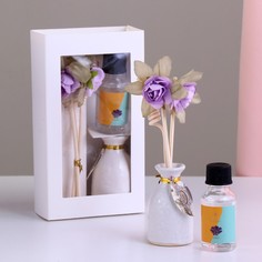 Набор подарочный Прованс: ваза керамическая,аромамасло лаванда,декор Богатство Аромата