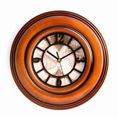 Настенные часы, серия: Интерьер, "Анталья", плавный ход, d=28 см, толщина 3.8 см Mikhail Moskvin