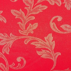 Скатерть Этель "Patterns" цвет красный, 142*220 +/-3 см, 115 ±10 гр,100% п/э