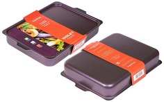 Противень KALITVA Violet, 27*35 см, с крышкой, 2 ручки