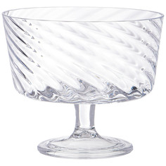 Конфетница на ножке стекло Alegre Glass 15см 337-129