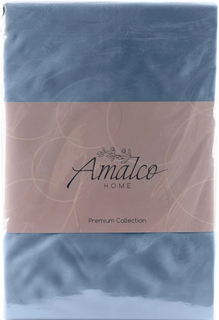Пододеяльник Amalco Home 200x210 см тенсель на молнии сапфировый