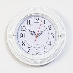 Часы настенные, серия: Классика, "Шейн", дискретный ход, d-26 см, 1 АА No Brand