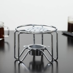 Доляна Подставка для чайника со свечкой Доляна «Романтика», 11,5?11,5?9 см