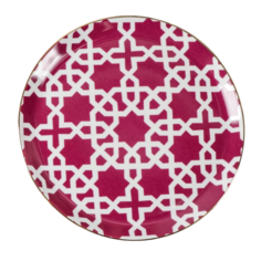 Тарелка обеденная Morocco, d=24 см, цвет фуксия Porland