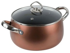 Кастрюля KALITVA Professional, диаметр 20 см, объем 3,0 л. со стеклянной крышкой