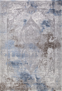 Ковер турецкий AkTs 240x400 см голубой