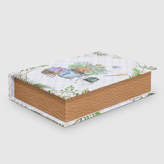 Шкатулка-книга Fuzhou star Сад прямоугольная 30,2x21,7x6,8 см разноцветная