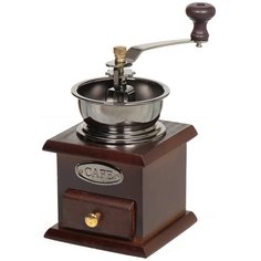 Кофемолка ручная металл, дерево, Y3-972 No Brand
