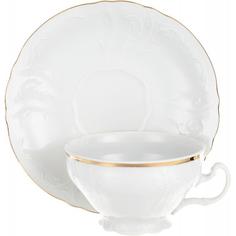 Сервиз чайный Thun 1794 Отводка золото 6 персон 9 предметов