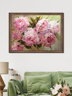 Картина для интерьера Графис Пионы для любимой 50х70 см GRAF 17032/3