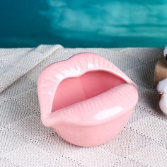 Подставка для мелочей "Губы" розовые, 13х10см Take It Easy