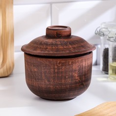 Горшок для запекания Гладкий 10х11х11 см 350 мл No Brand