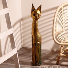 Сувенир дерево "Кошка" 18х7х80 см No Brand