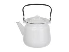 Чайник эмалированный 3,5л сф. белый с петлей С42716 Стальэмаль