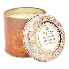 Ароматическая свеча в банке Veedaa Wild Violet & Bergamot