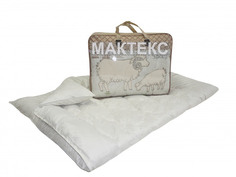 Одеяло Maktex из овечьей шерсти 1,5 спальное sheep grass утолщенное