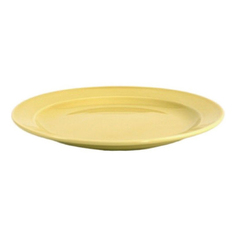Тарелка для вторых блюд Башкирский фарфор Принц Акварель 17,5 см желтая