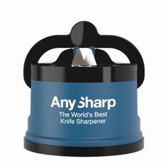 Точилка AnySharp для ножей пластик голубой