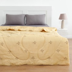 Одеяло Овечья шерсть 172x205 см, полиэфирное волокно 200 гр/м, пэ 100% Эдом