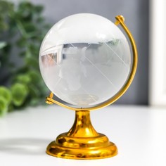 Сувенир стекло "Глобус" d=6 см No Brand