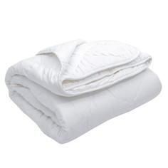 Одеяло стандартное 172х205 см, иск. лебяжий пух, ткань глосс-сатин, п/э 100% Веста