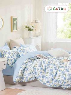 Простынь Milky Garden Незабудка 200х215 см