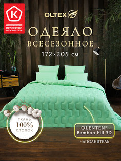 Одеяло Ol-tex Бамбук всесезонное 172х205 ОБТ-18-3 фисташковое
