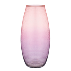 Ваза Amarrilys Violet Pink Drops Высота 37См Franco