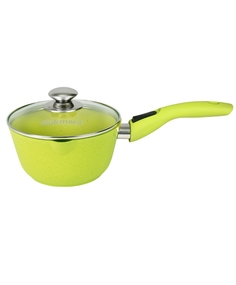 Ковш Kukmara Trendy style lime литой 1,5л стеклянная крышка