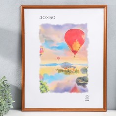 Фоторамка дерево 40х50 см (1701) (пластиковый экран) Зебра