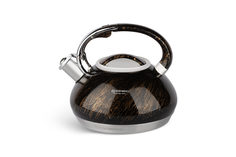 Чайник со свистком 3 л из нержавеющей стали для всех видов плит Edenberg, черный