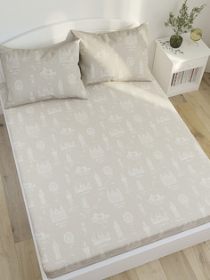 Простынь на резинке Milky Garden "Foggy Albion" натяжная простыня 120х200 см