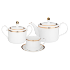Чайный сервиз с чайником, "Crown" Lefard, на 6 персон, 590-456