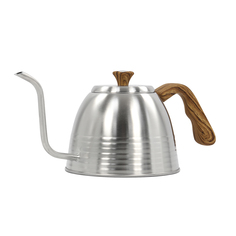 Чайник для кофе MARTA MT-3084 для плиты 1 л, бариста, дерево