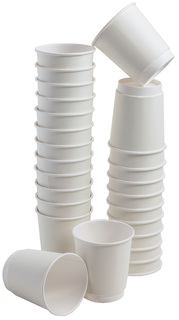 Набор стаканов Формация двухслойных бумажных белый 250 мл х 25 шт