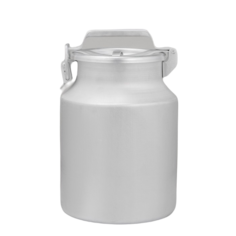 Бидон, 10 л, с крышкой, цвет хромированный Scovo