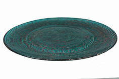 Тарелка сервировочная стекло Аксам inspiration green 28см 16468/1
