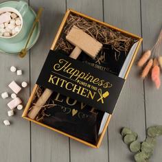 Кухонный набор Kitchen,варежка-прихватка 20х28см, молоток деревянный Доляна