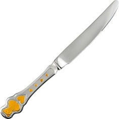 Нож "Мишка" из серебра с позолотой ЭСТЕТ