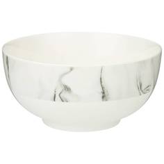Тарелка суповая lefard bianco marble 14*6,8см 600мл 4 штуки