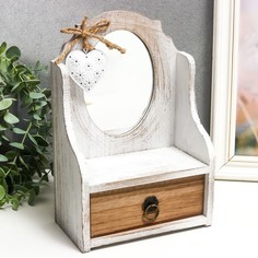 Шкатулка дерево "Комод с зеркалом" 24х16х9 см No Brand