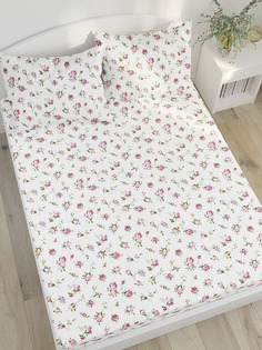 Простынь на резинке Milky Garden "Розочки" натяжная простыня 180х200