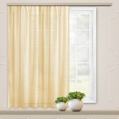 Штора вуаль однотонная 140х145 см, цвет шампань Witerra