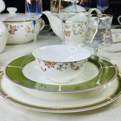 Набор салатниц 6шт костяной фарфор Lenardi Кассиопея 11,5см 145-395
