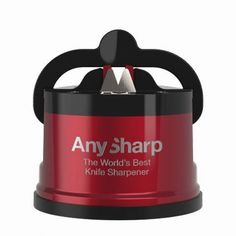 Точилка AnySharp PRO для ножей металлический корпус красный