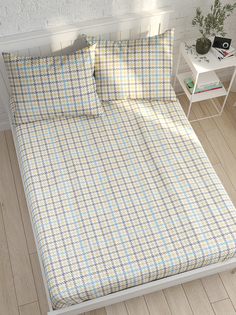 Простынь на резинке Котики Котики "Гусиная лапка" 180х200 см